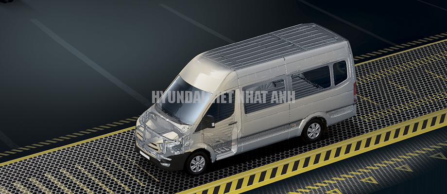 Khung thép Xe khách 16 chổ bằng hợp kim cao cấp