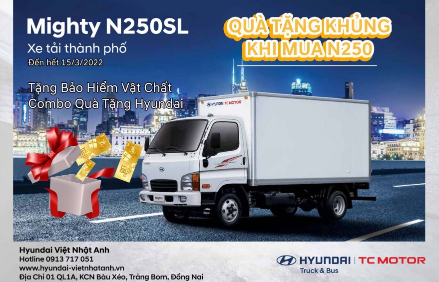 xe tải Hyundai Mighty N250
