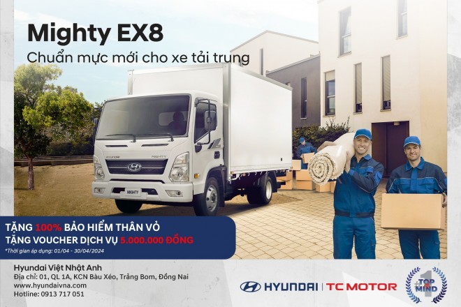 Khuyến mãi xe Mighty EX8