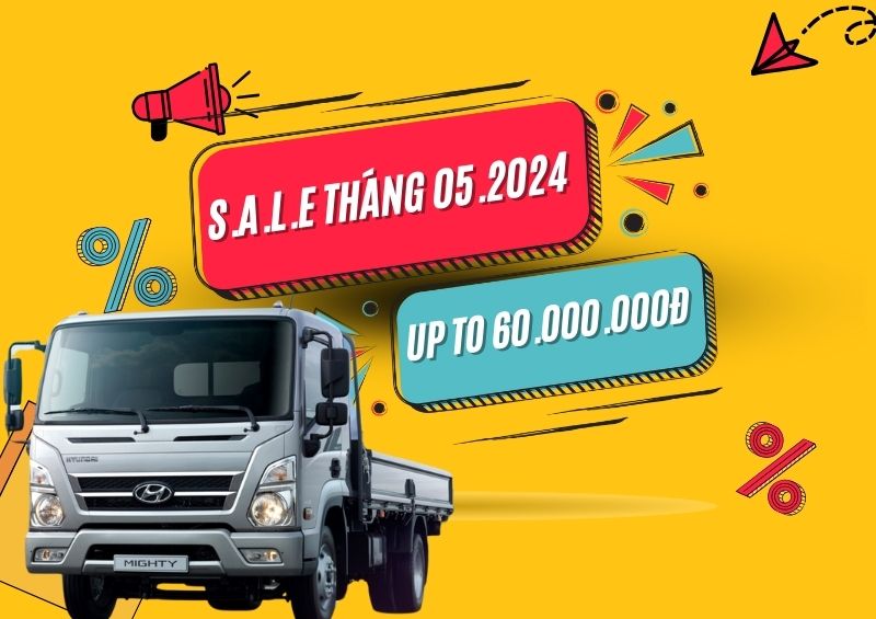 Khuyến mãi xe tải Hyundai tháng 05.2024