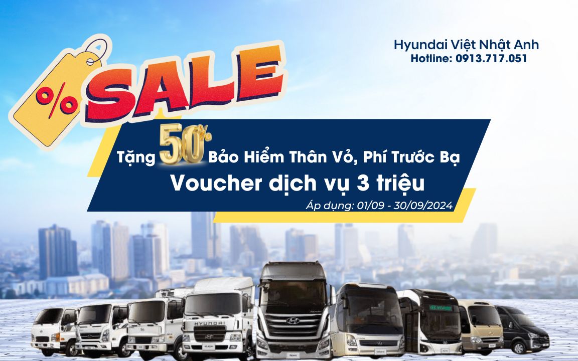 Chương trình Khuyến mãi xe tải Hyundai tại Trảng Bom, Đồng Nai