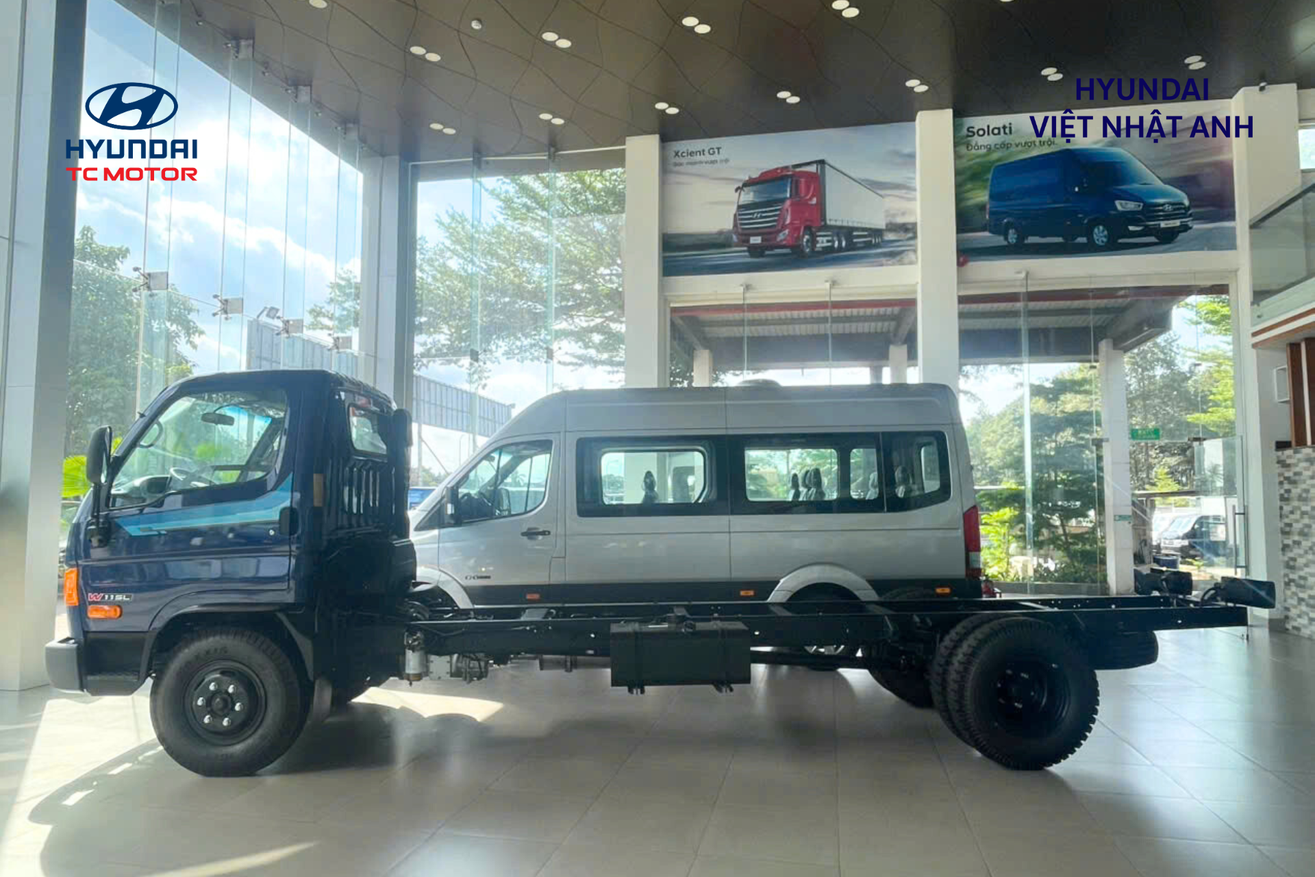 Tổng thể Xe tải Hyundai Mighty W11XL chassis