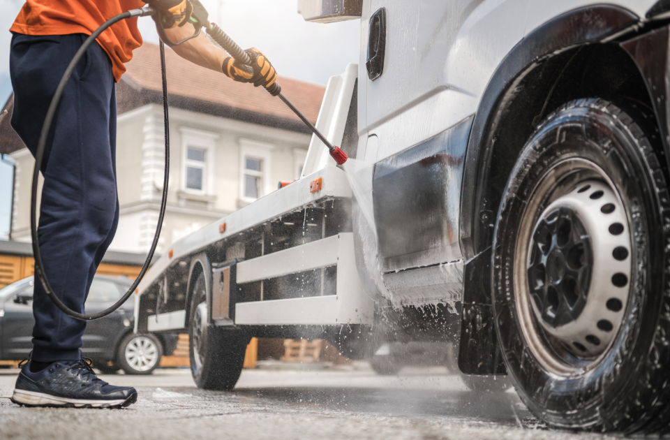 Một số bước vệ sinh xe tải tại nhà hiệu quả
