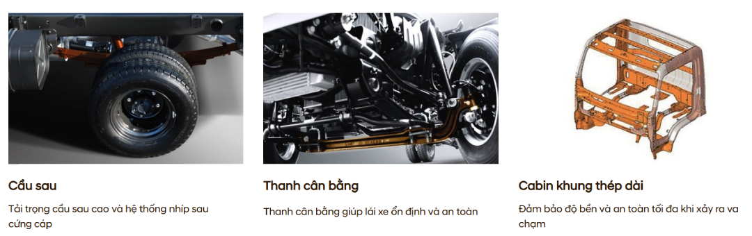 Hệ thống an toàn Hyundai Mighty N650L