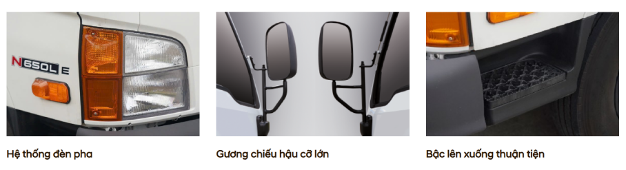 Ngoại thất xe tải Hyundai N650L