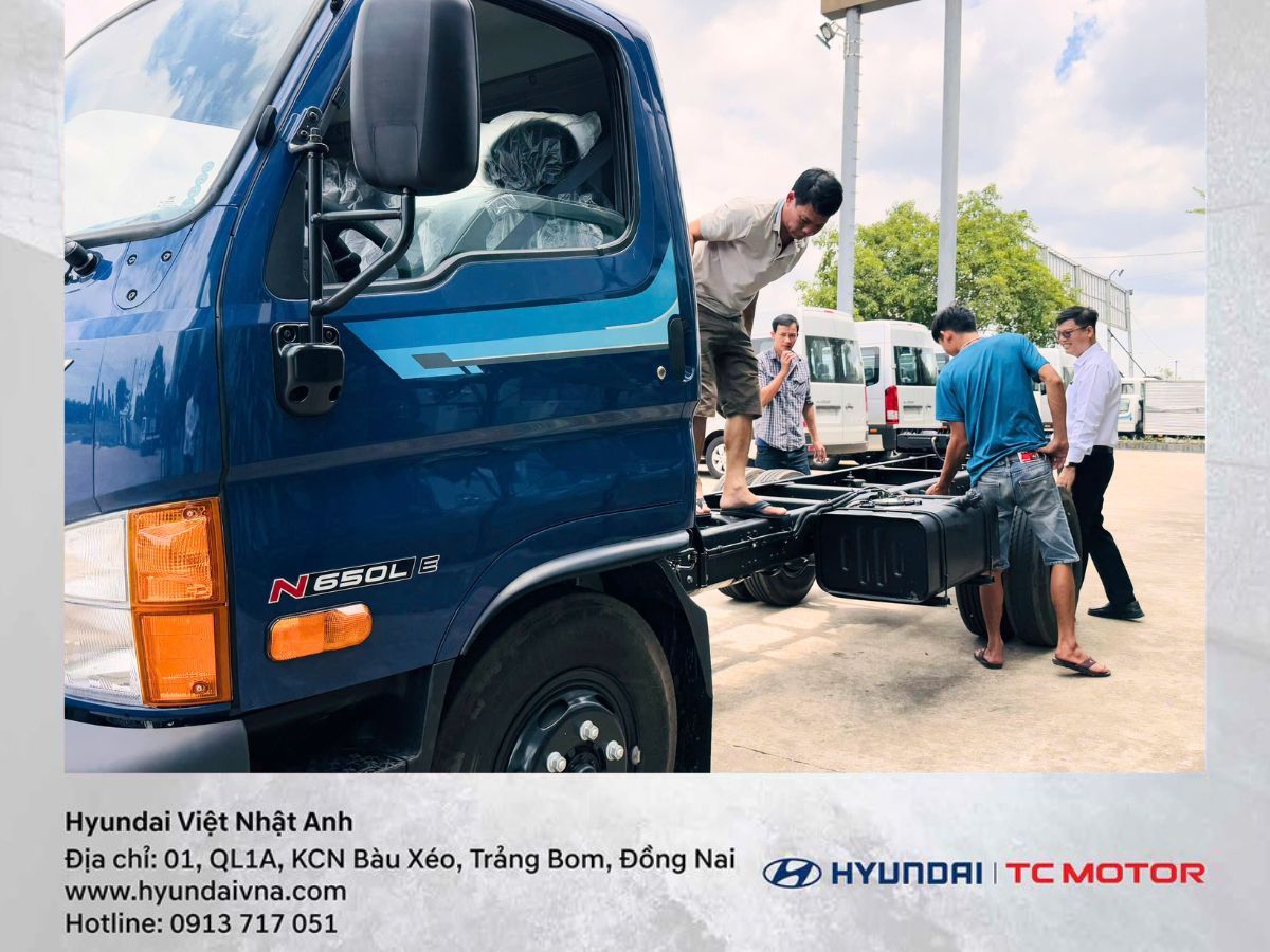 Xe tải 3 tấn rưỡi Hyundai Mighty N650L E