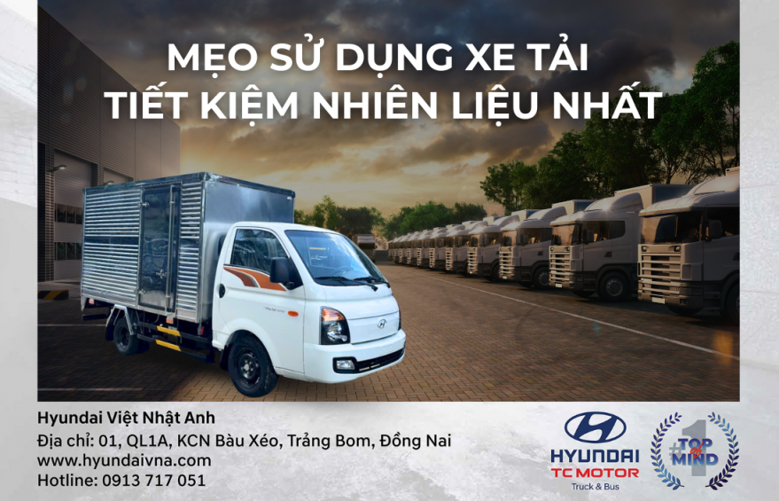 Mẹo sử dụng xe tải tiết kiệm nhiên liệu nhất