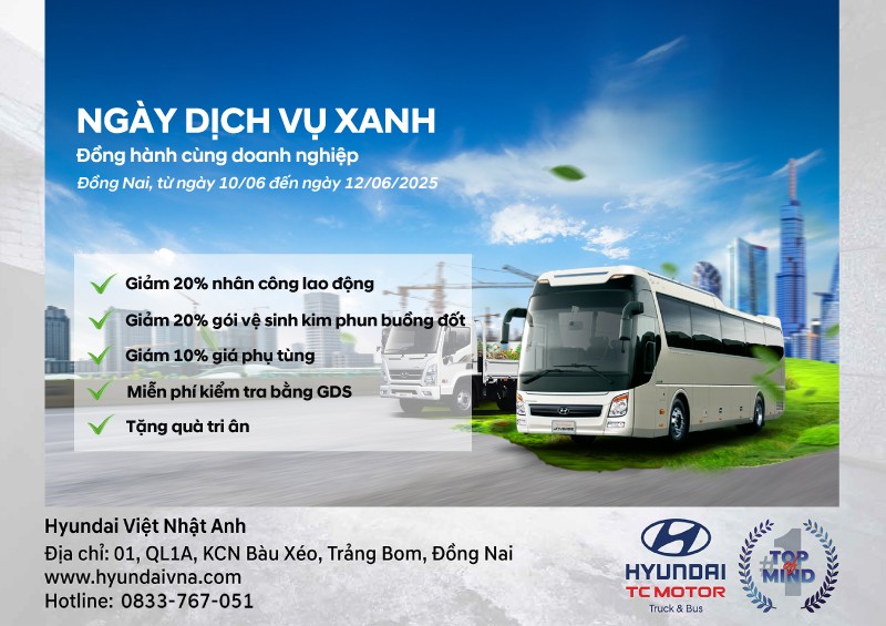 ĐỒNG HÀNH CÙNG DOANH NGHIỆP NGÀY DỊCH VỤ XANH THÁNG 6